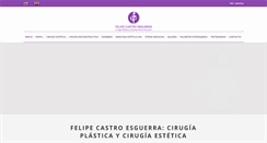 Desktop Screenshot of felipecastroesguerra.com