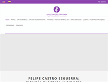 Tablet Screenshot of felipecastroesguerra.com